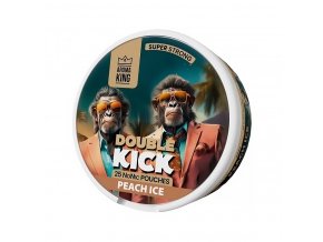 Aroma King Double Kick - NoNic sáčky - Peach ICE - 10mg /g, produktový obrázek.