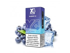 X4 Plus Pod - Cartridge - 20mg - 2ml - Blueberry ICE, produktový obrázek.