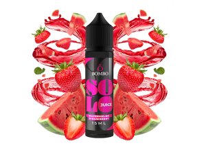 Příchuť Bombo Solo Juice S&V: Watermelon Strawberry (Vodní meloun a jahoda) 15ml