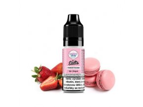 Dinner Lady Salt Strawberry Macaroon (Jahodová makronka) 10ml intenzita nikotinu 20mg