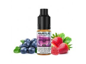 Maryliq Salt Triple Berry Ice (Ledové bobule) 10ml intenzita nikotinu 20mg