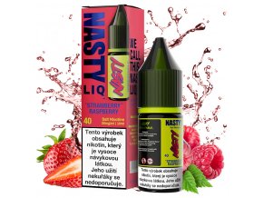 Nasty LIQ - Salte e-liquid - Strawberry Raspberry - 10ml - 20mg, produktový obrázek.
