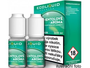 Liquid Ecoliquid Premium 2Pack Menthol 2x10ml - 0mg