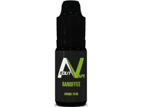 Příchuť About Vape (Bozz) Pure 10ml Banofee (Dezert s banány, vanilkou a kávou)