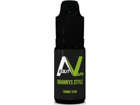 Příchuť About Vape (Bozz) Pure 10ml Grannys Style (Jablečný koláč)