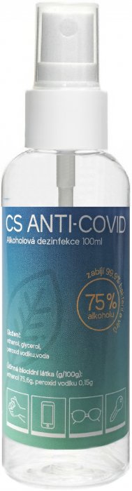 CS ANTI-COVID - Alkoholová dezinfekce 100ml PO EXPIRACI