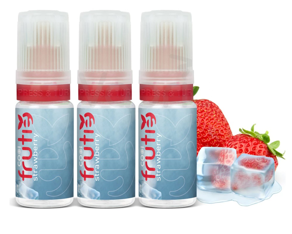 Frutie COOL Jahoda 3 x 10 ml 0 mg