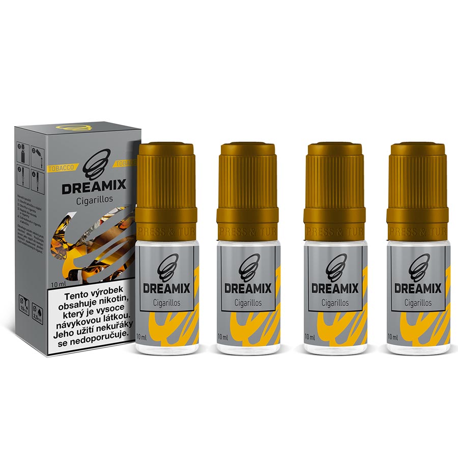 Dreamix Doutníkový tabák 4 x 10ml 3mg