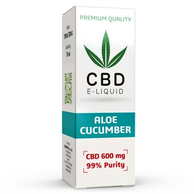 Expran Group CBD Vape Liquid Aloe Cucumber 10 ml 600 mg