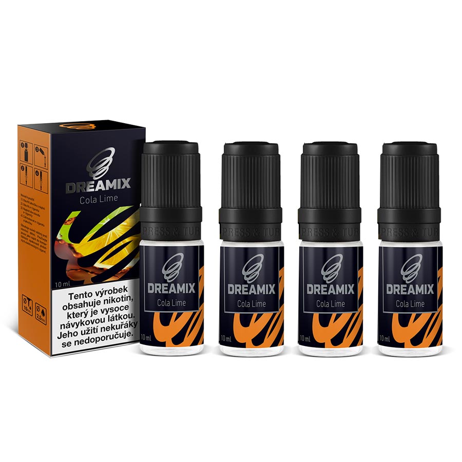 Dreamix Cola s limetkou 4 x 10ml 3mg