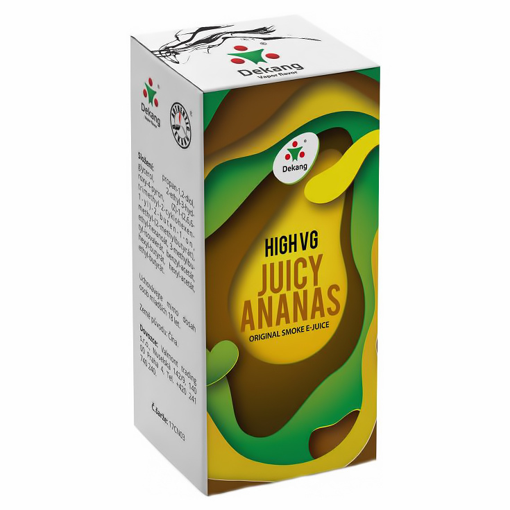 Dekang High VG Juicy Ananas 10 ml 1,5 mg
