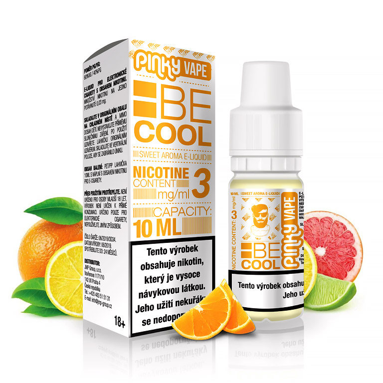 Pinky Vape 10ml / 0mg Be Cool (Citrus mix)