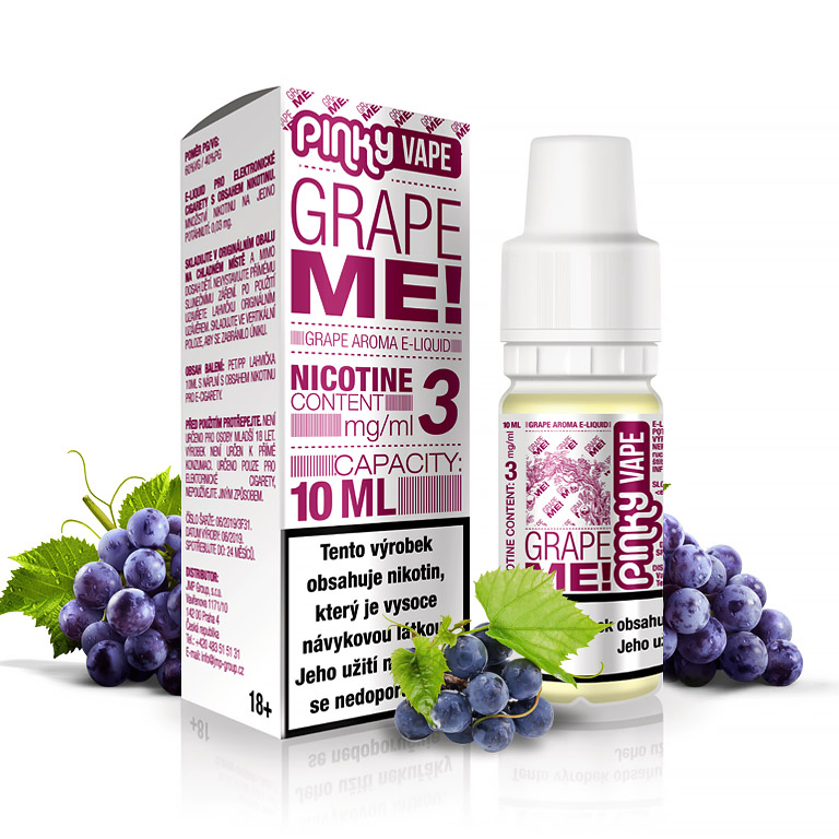 Pinky Vape e-liquid Grape Me! 10ml 18mg