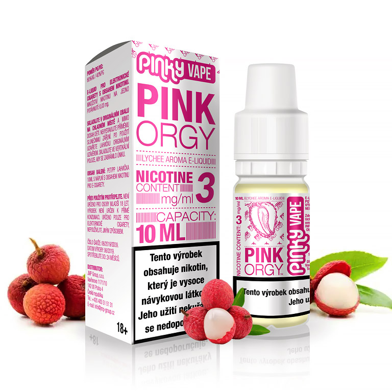 Pinky Vape Pink Orgy 10 ml 0 mg