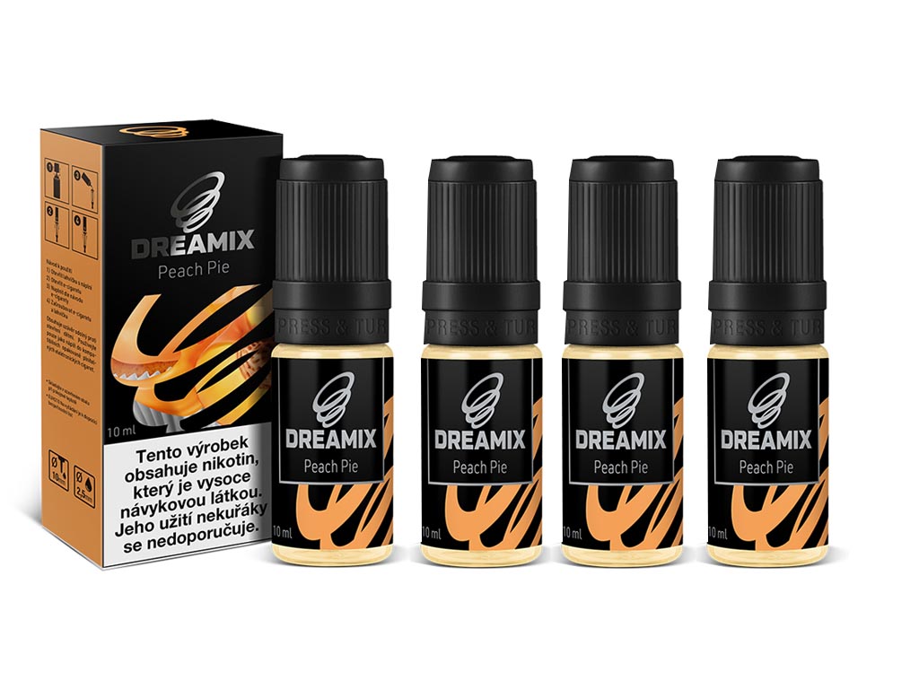 Dreamix broskvový koláč 4x10ml 6mg