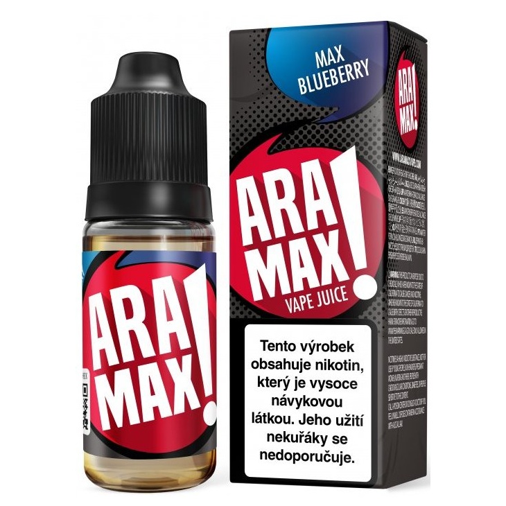 Aramax Max Borůvka 10 ml 18 mg