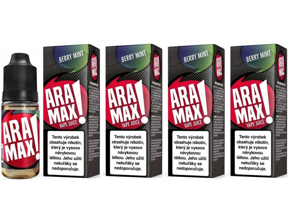 Aramax 4Pack Berry Mint 4 x 10 ml 3 mg