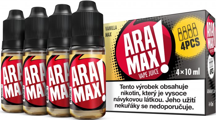Liquid ARAMAX Max Vanilla 4x10ml 18mg
