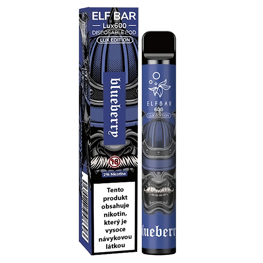 Elf Bar 600 Lux Edition - 20mg - Blueberry (Borůvka)