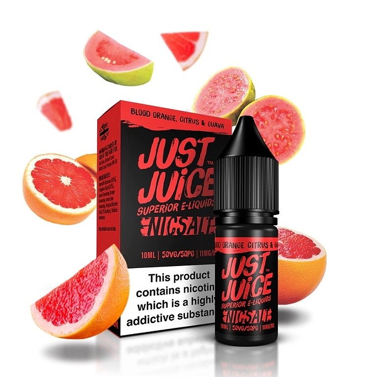 Just Juice Salt - E-liquid - Blood Orange, Citrus & Guava (Červený pomeranč, citron a guava) - 20mg