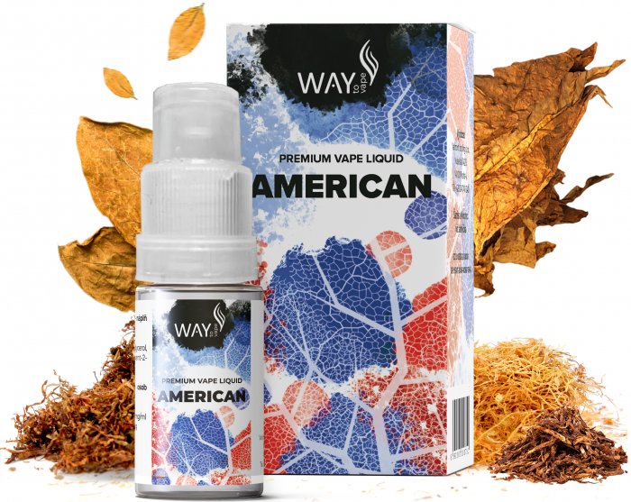 Liquid WAY to Vape American 10ml-0mg