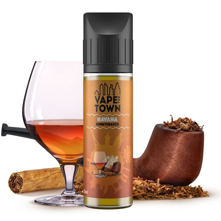 VapeTown Shake & Vape Havana Rum and Tobacco 20ml