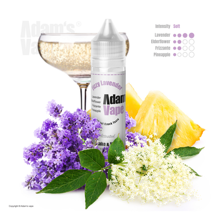 Příchuť Adams vape S&V: Fizzy Lavender (Bylinkové frizzante) 12ml