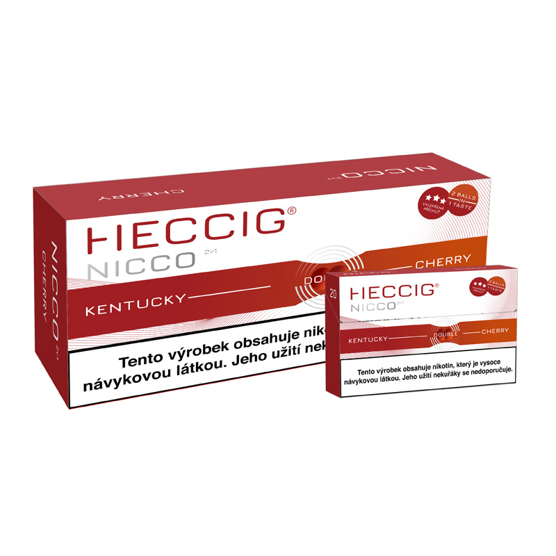 Heccig Nicco 2v1 - Cherry (Třešeň s trochou máty) Kartón