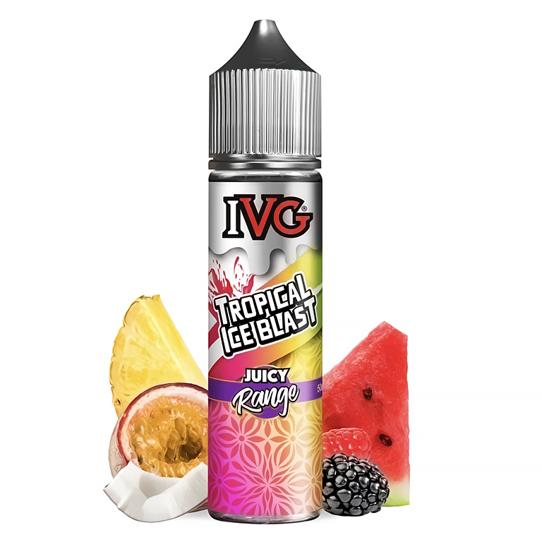 IVG - Juicy Series - S&V - Tropical ICE Blast (Tropické ovoce s kyselým jablkem) - 18ml