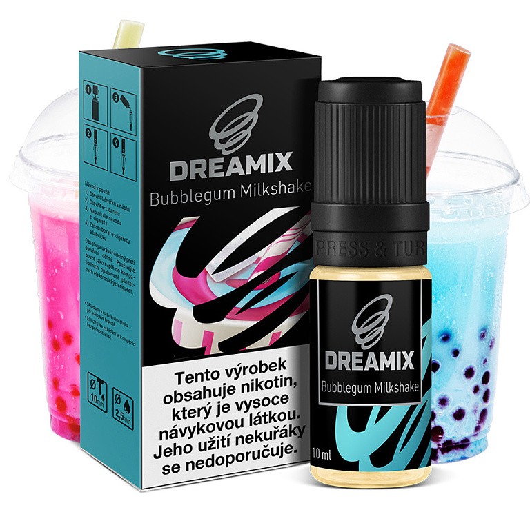 Dreamix Žvýkačkový mléčný koktejl 6mg