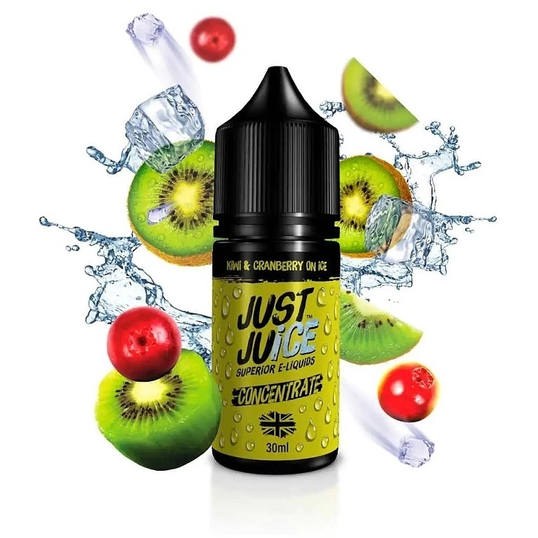 Just Juice - Příchuť - Kiwi & Cranberry On ICE - 30ml
