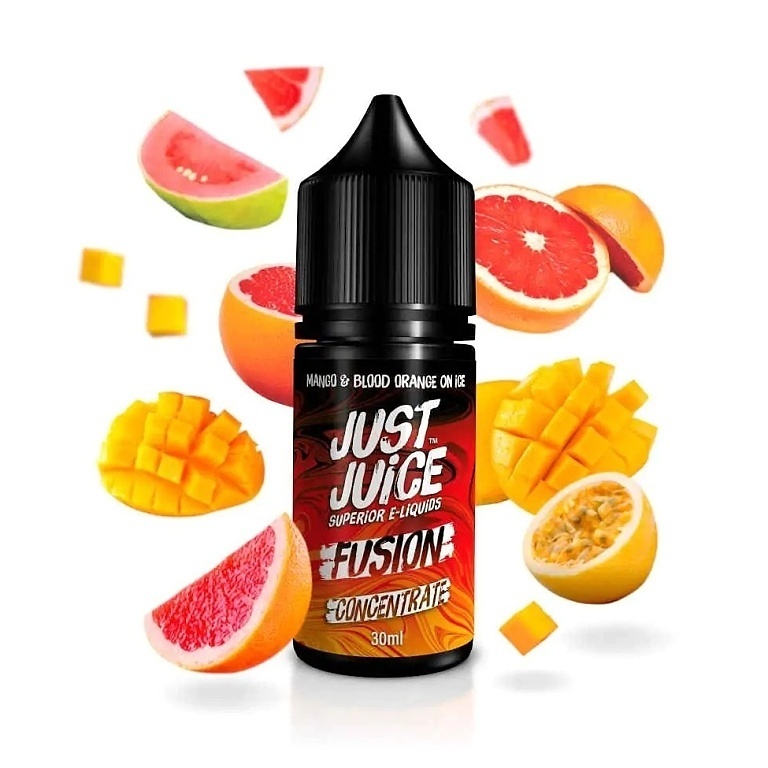 30 ml Just Juice Fusion - Mango Blood Orange On Ice