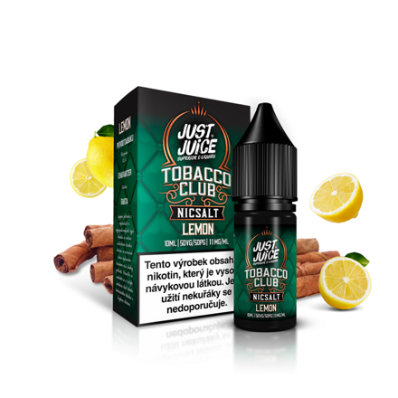 E-liquid Just Juice Salt 10ml / 11mg: Tobacco Lemon (Tabák s citronem)