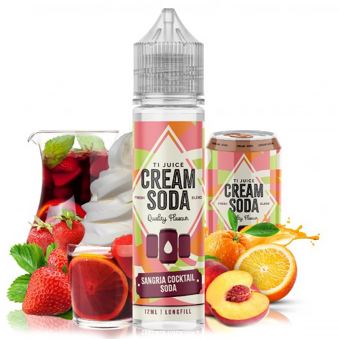 TI Juice Cream Sodas Sangra Cocktail Soda 12ml S&V