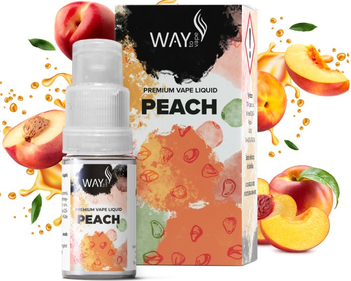 WAY to Vape Peach 10 ml 0 mg