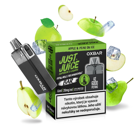 Elektronická cigareta: Just Juice OXBAR RRD (Apple & Pear On Ice)