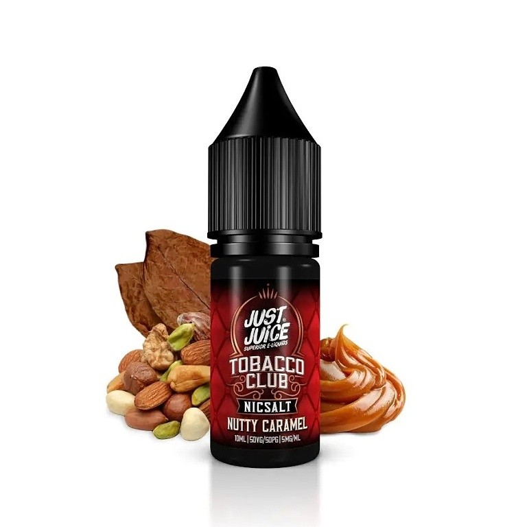 Just Juice Salt - E-liquid - Tobacco Nutty Caramel (Oříškový tabák s karamelem) - 11mg