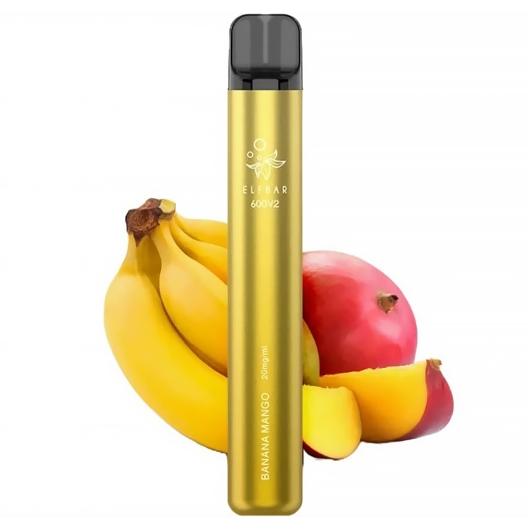 Elf Bar 600 V2 Banán mango 20 mg 600 potáhnutí 1 ks