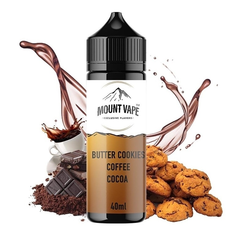 Mount Vape - Shake & Vape - Butter Cookies Coffee Cocoa - 40ml