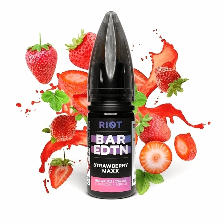 Riot Squad BAR EDTN Strawberry Maxx 10 ml 10 mg