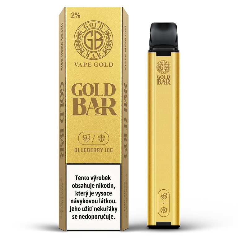 Gold Bar ledová borůvka 20 mg 600 potáhnutí 1 ks