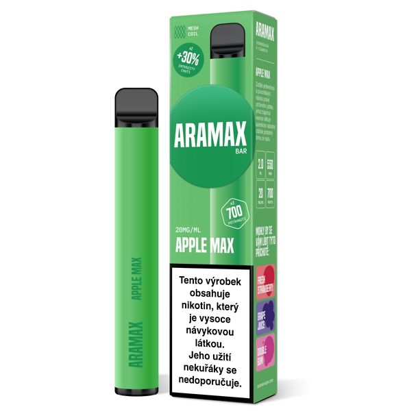 Aramax Bar 700 Apple Max 20 mg 700 potáhnutí 1 ks