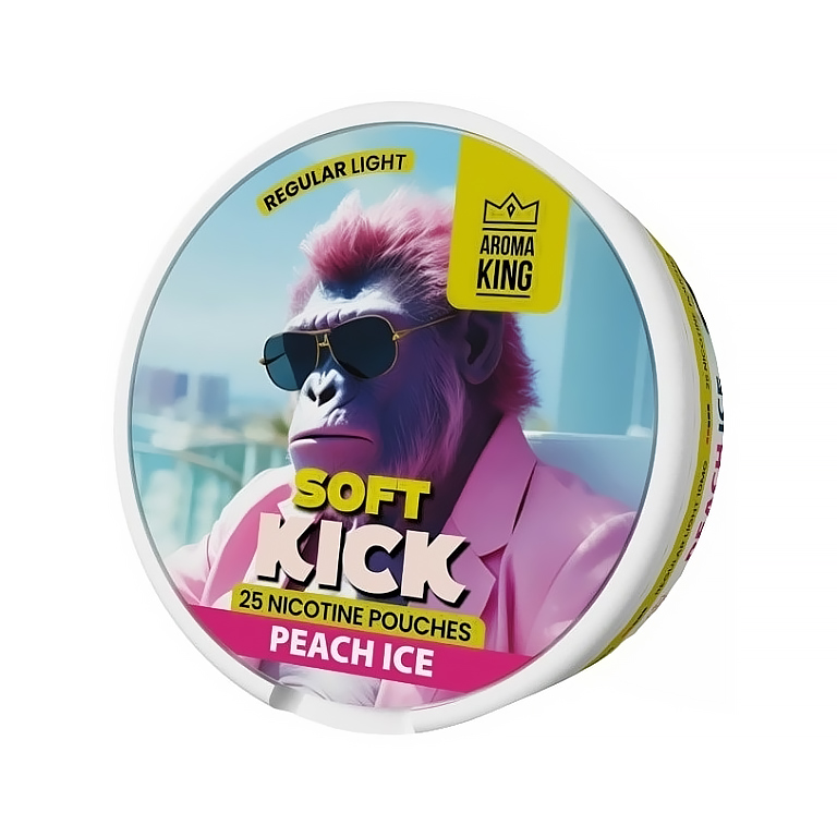 Aroma King Soft Kick Peach Ice 10mg/g 12,5g 25 ks