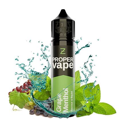 Příchuť Proper Vape by Zeus Juice S&V: Grape Menthol (Hroznové víno s mentolem) 20ml