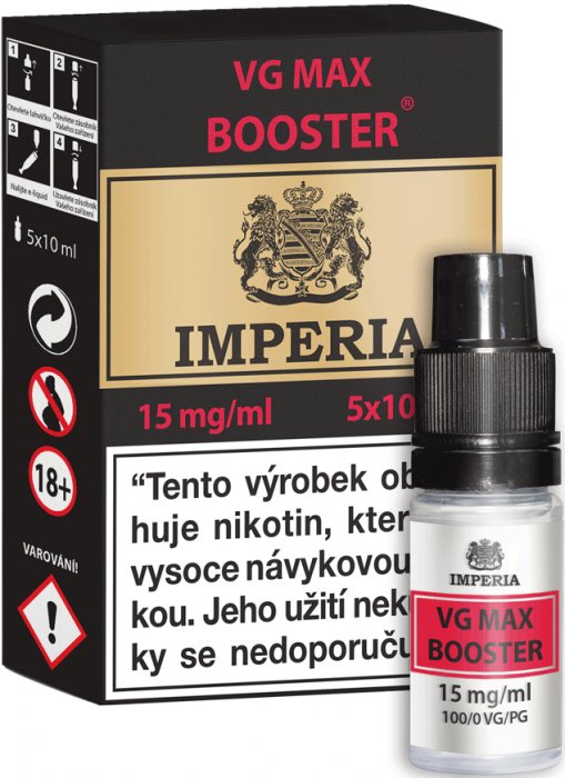 Báze VG Max Booster Imperia 5x10ml, 15mg
