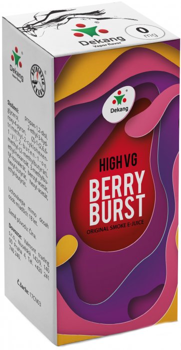 Liquid Dekang High VG Berry Burst 10ml - 0mg (Lesní ovoce s jablkem)