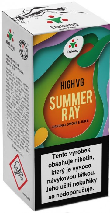 Liquid Dekang High VG Summer Ray 10ml - 3mg (Ovocná směs)