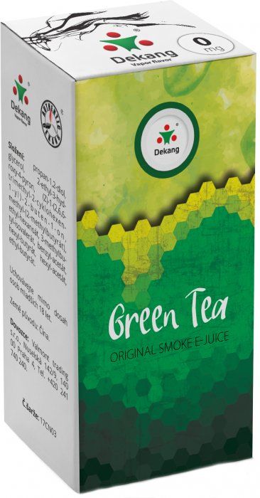 Liquid Dekang Green Tea 10ml - 0mg (Zelený čaj)