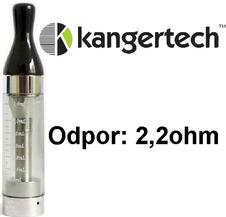 Kangertech CC/T2 clearomizer 2,4ml černá