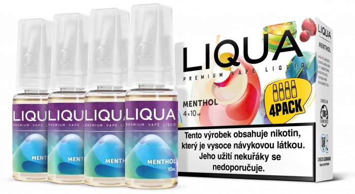 Ritchy Liqua Elements 4Pack Menthol 4 x 10 ml 12 mg